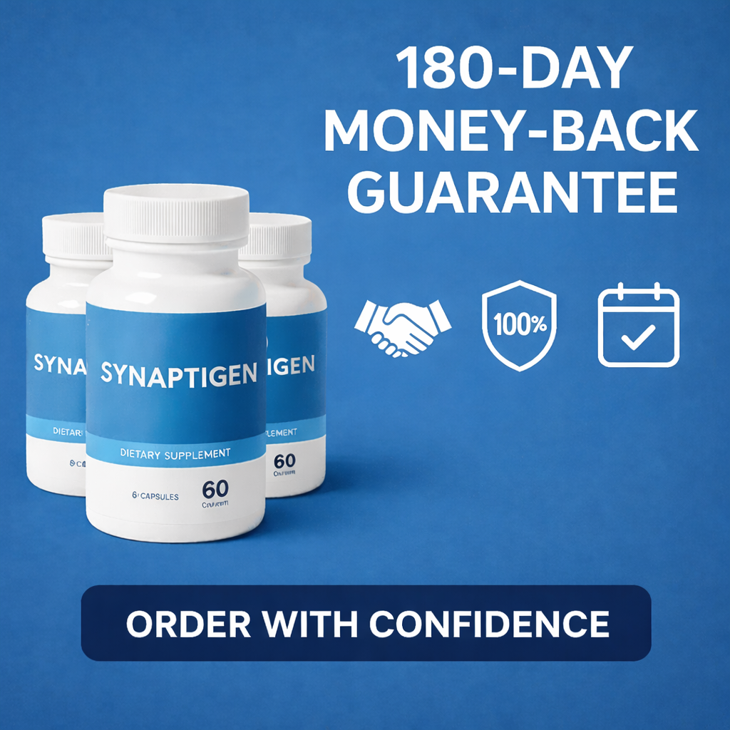 Synaptigen Money Back Guarantee Badge - Try Synaptigen